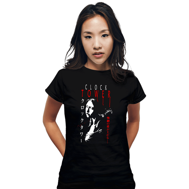 Daily_Deal_Shirts Fitted Shirts, Woman / Small / Black Clock Fear