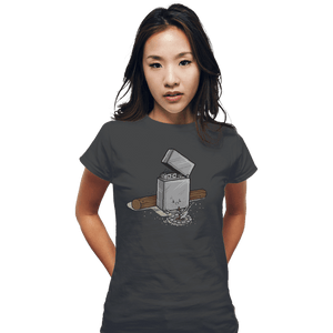 Shirts Fitted Shirts, Woman / Small / Charcoal Out Of Fuel
