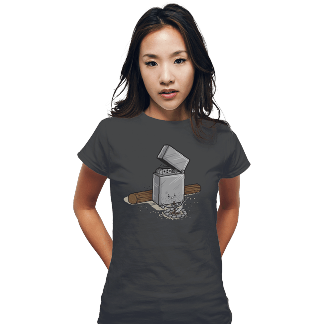 Shirts Fitted Shirts, Woman / Small / Charcoal Out Of Fuel