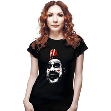 Load image into Gallery viewer, Shirts Fitted Shirts, Woman / Small / Black Captain Spaulding
