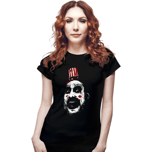 Shirts Fitted Shirts, Woman / Small / Black Captain Spaulding