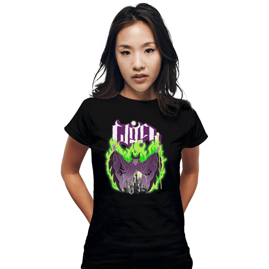 Secret_Shirts Fitted Shirts, Woman / Small / Black Witch