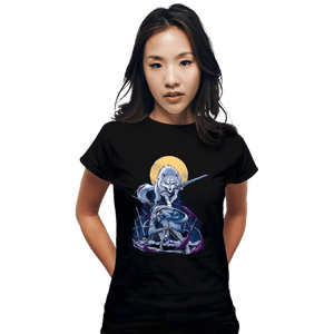 Daily_Deal_Shirts Fitted Shirts, Woman / Small / Black Artorias And Sif