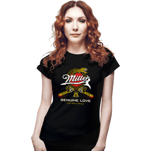 Shirts Fitted Shirts, Woman / Small / Black Miller Red