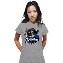 Load image into Gallery viewer, Daily_Deal_Shirts Fitted Shirts, Woman / Small / Sports Grey Go Knights
