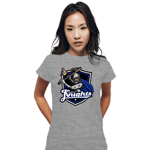 Daily_Deal_Shirts Fitted Shirts, Woman / Small / Sports Grey Go Knights