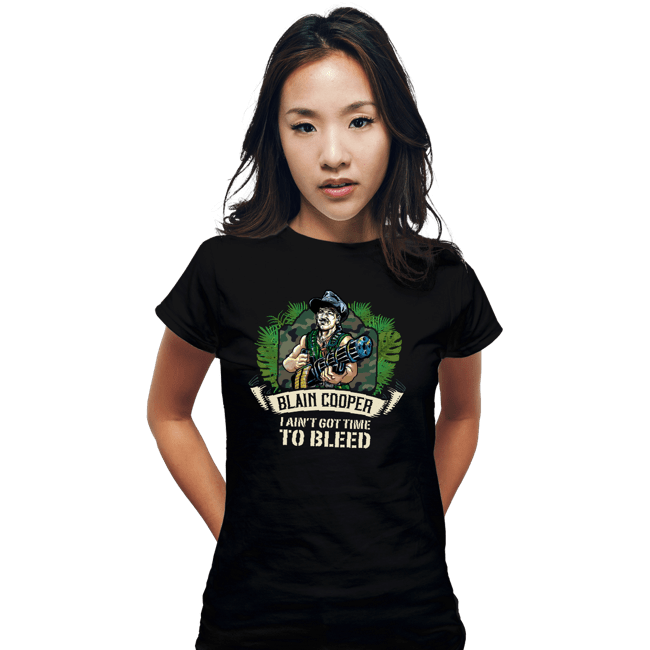 Shirts Fitted Shirts, Woman / Small / Black No Time To Bleed