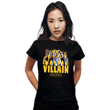 Load image into Gallery viewer, Daily_Deal_Shirts Fitted Shirts, Woman / Small / Black The Villain People
