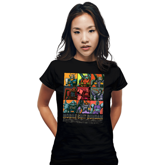 Daily_Deal_Shirts Fitted Shirts, Woman / Small / Black Mobile Suits