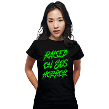 Load image into Gallery viewer, Shirts Fitted Shirts, Woman / Small / Black Green Horror
