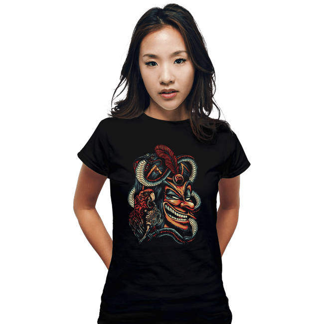 Daily_Deal_Shirts Fitted Shirts, Woman / Small / Black Hunger For Power