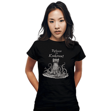 Load image into Gallery viewer, Secret_Shirts Fitted Shirts, Woman / Small / Black The Krakitten
