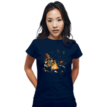 Load image into Gallery viewer, Daily_Deal_Shirts Fitted Shirts, Woman / Small / Navy Magic Camp

