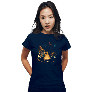 Daily_Deal_Shirts Fitted Shirts, Woman / Small / Navy Magic Camp