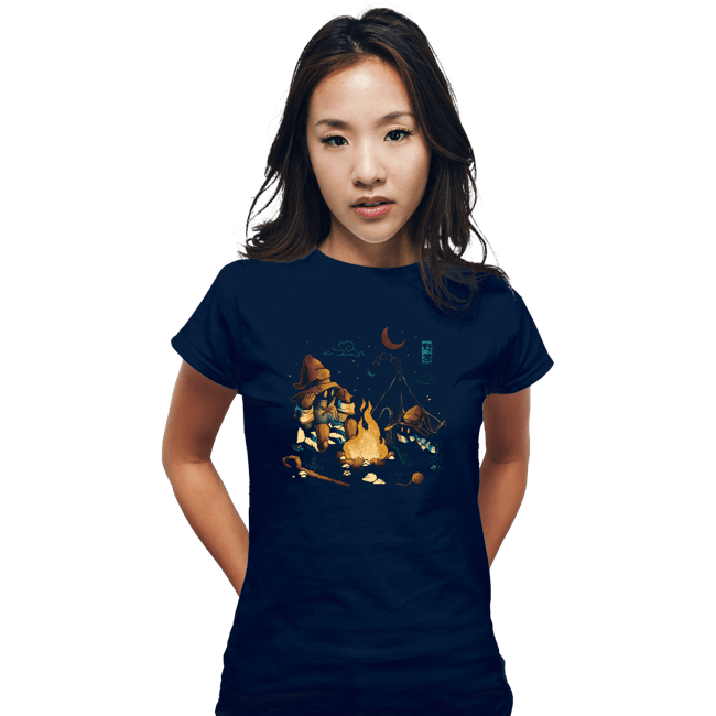 Daily_Deal_Shirts Fitted Shirts, Woman / Small / Navy Magic Camp