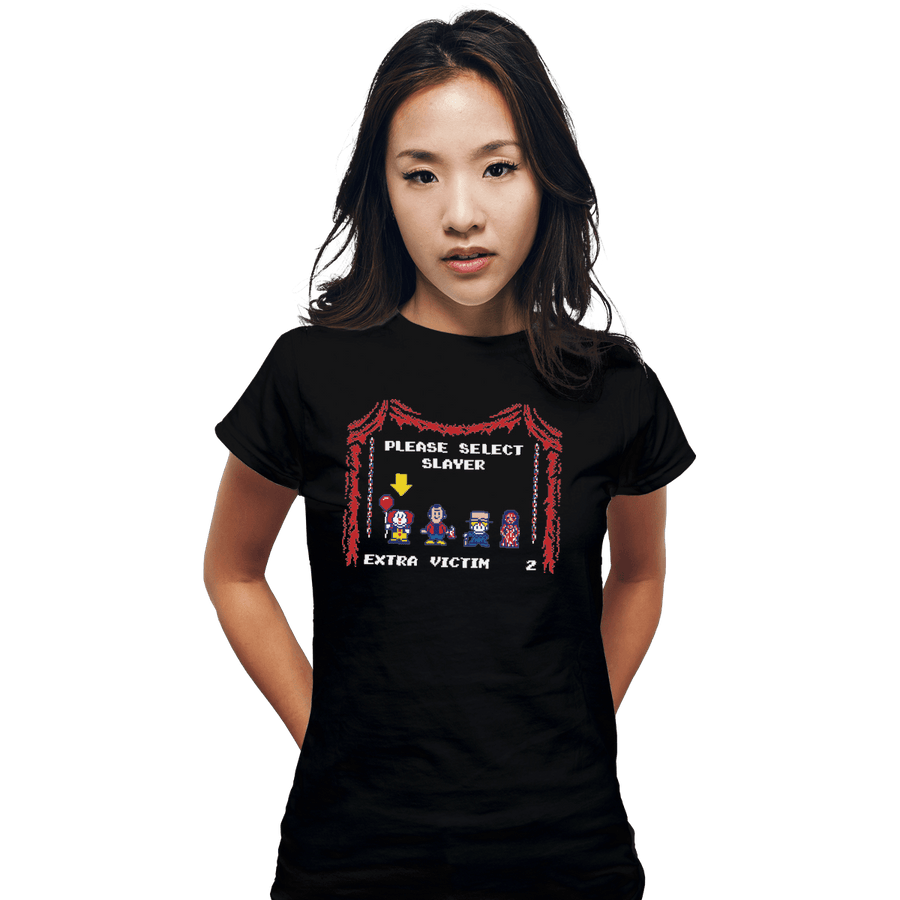 Shirts Fitted Shirts, Woman / Small / Black Super King Bros.