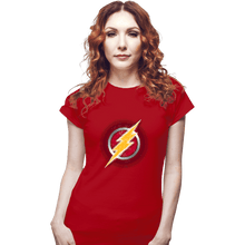 Load image into Gallery viewer, Shirts Fitted Shirts, Woman / Small / Red Speed Demon
