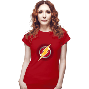 Shirts Fitted Shirts, Woman / Small / Red Speed Demon
