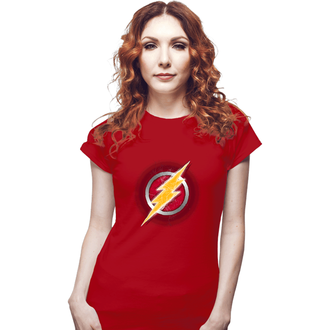 Shirts Fitted Shirts, Woman / Small / Red Speed Demon