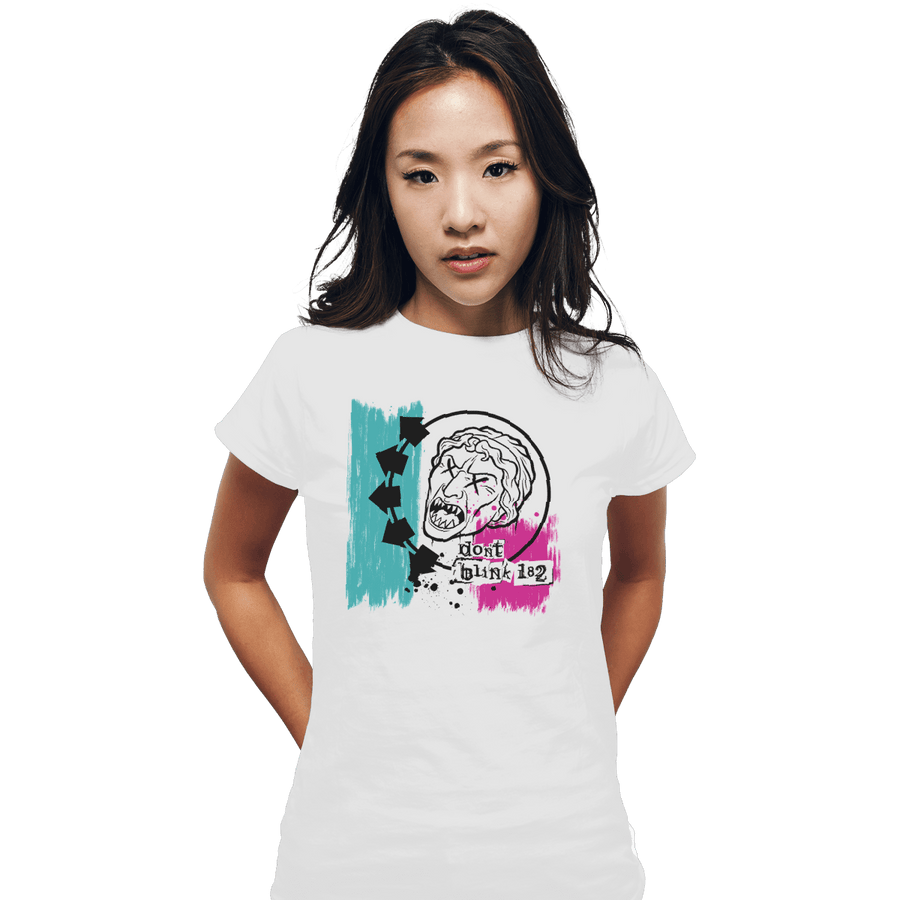 Shirts Fitted Shirts, Woman / Small / White Don't Blink 182