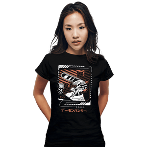 Shirts Fitted Shirts, Woman / Small / Black Denji Japanese Style