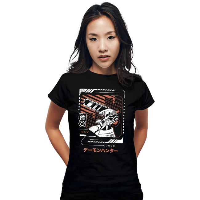 Shirts Fitted Shirts, Woman / Small / Black Denji Japanese Style