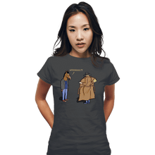 Load image into Gallery viewer, Shirts Fitted Shirts, Woman / Small / Charcoal Trench Coat

