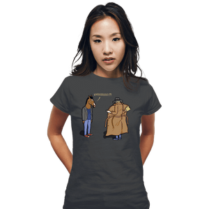 Shirts Fitted Shirts, Woman / Small / Charcoal Trench Coat