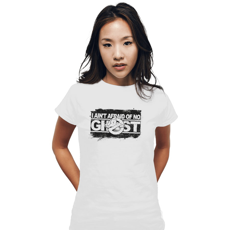 Shirts Fitted Shirts, Woman / Small / White I Ain't Afraid
