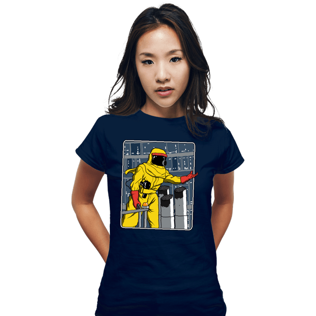 Shirts Fitted Shirts, Woman / Small / Navy A Match Made In Space