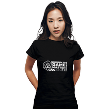 Load image into Gallery viewer, Shirts Fitted Shirts, Woman / Small / Black Cyberpunk Game Master

