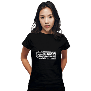 Shirts Fitted Shirts, Woman / Small / Black Cyberpunk Game Master
