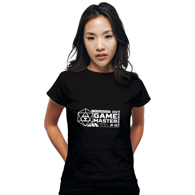 Shirts Fitted Shirts, Woman / Small / Black Cyberpunk Game Master