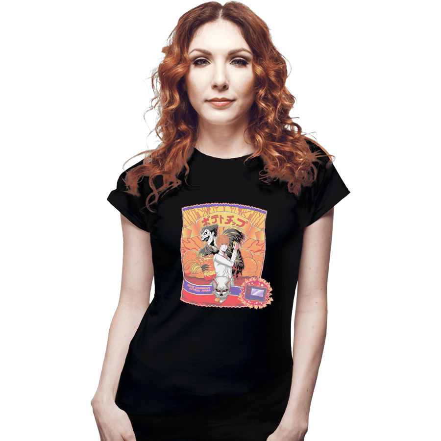 Shirts Fitted Shirts, Woman / Small / Black Death Chips