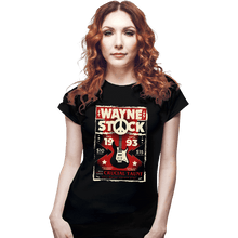 Load image into Gallery viewer, Secret_Shirts Fitted Shirts, Woman / Small / Black Wayne Stock
