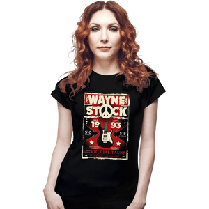 Secret_Shirts Fitted Shirts, Woman / Small / Black Wayne Stock