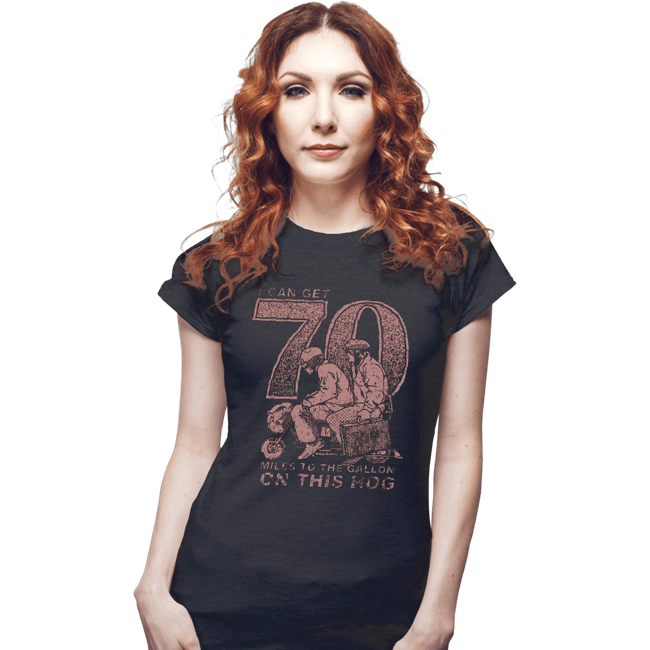 Secret_Shirts Fitted Shirts, Woman / Small / Dark Heather The Hog