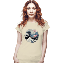 Load image into Gallery viewer, Secret_Shirts Fitted Shirts, Woman / Small / White The Great Alien
