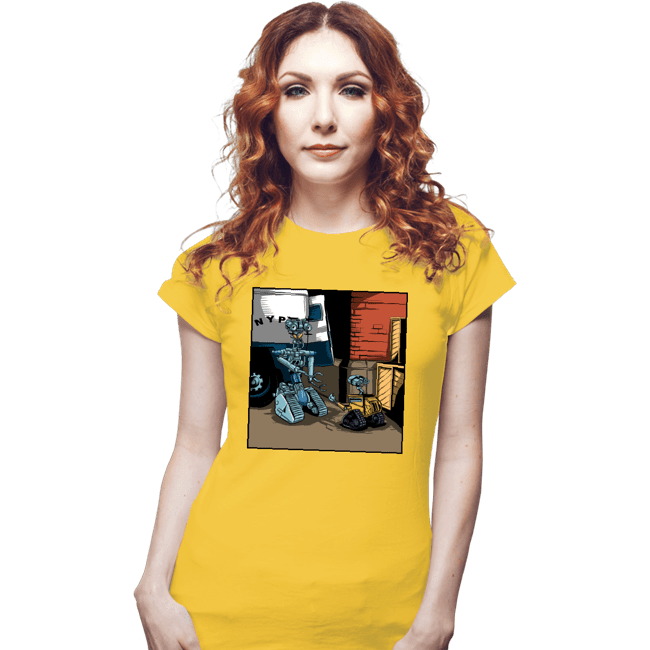 Secret_Shirts Fitted Shirts, Woman / Small / White Imposter Robot