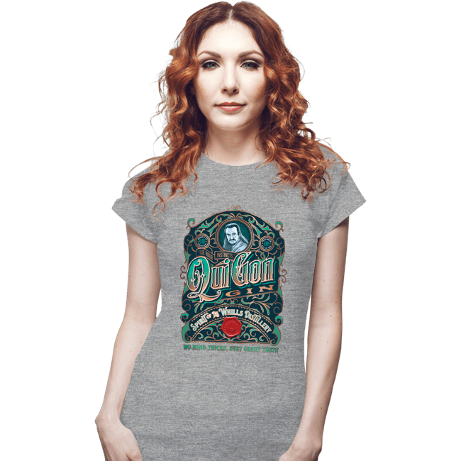 Daily_Deal_Shirts Fitted Shirts, Woman / Small / Sports Grey Qui Gon Gin