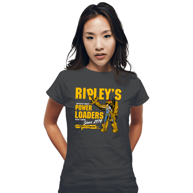 Secret_Shirts Fitted Shirts, Woman / Small / Charcoal Ripley's Power Loaders