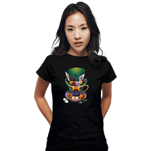Load image into Gallery viewer, Daily_Deal_Shirts Fitted Shirts, Woman / Small / Black Mad Hatter Mug
