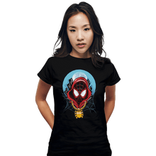 Load image into Gallery viewer, Shirts Fitted Shirts, Woman / Small / Black Spider Chain
