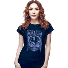Load image into Gallery viewer, Shirts Fitted Shirts, Woman / Small / Navy Blue Lions Officers Academy
