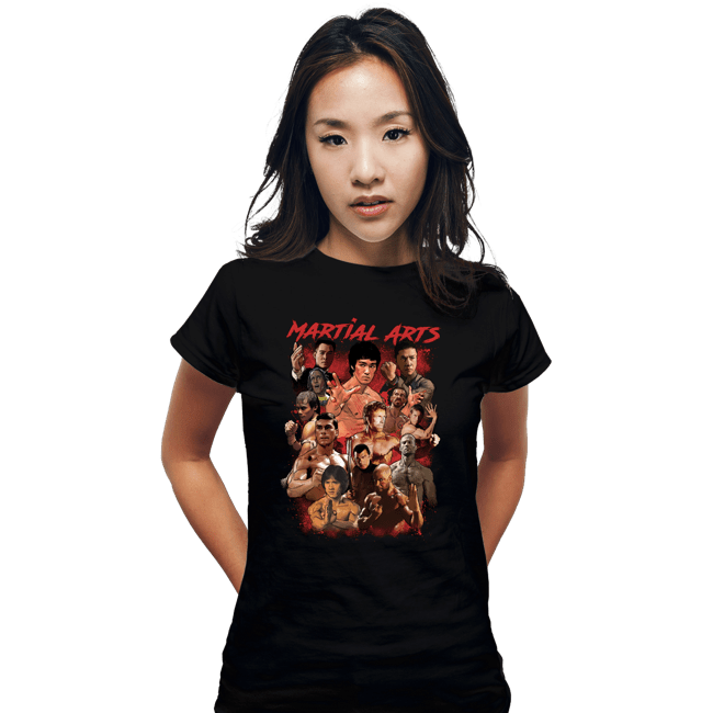 Secret_Shirts Fitted Shirts, Woman / Small / Black Martial Arts