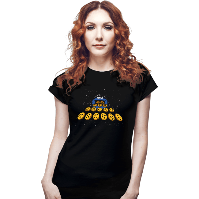 Secret_Shirts Fitted Shirts, Woman / Small / Black Cookie Vader