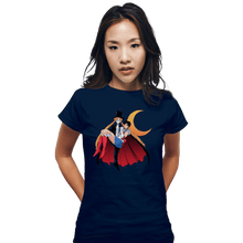 Load image into Gallery viewer, Secret_Shirts Fitted Shirts, Woman / Small / Navy Sailor Tuxedo
