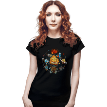 Load image into Gallery viewer, Secret_Shirts Fitted Shirts, Woman / Small / Black Dice System
