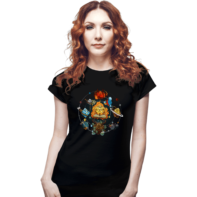 Secret_Shirts Fitted Shirts, Woman / Small / Black Dice System