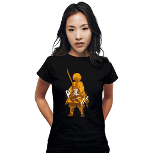 Shirts Fitted Shirts, Woman / Small / Black Zenitsu Agatsuma